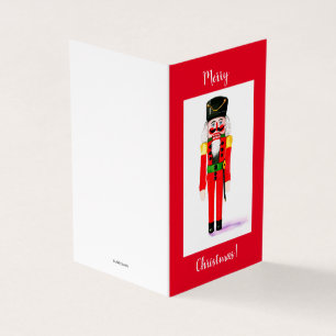 Merry Christmas Nutcracker Greeting Card