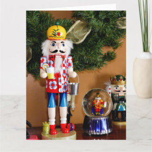 Merry Christmas Nutcracker Holiday Thank You Card