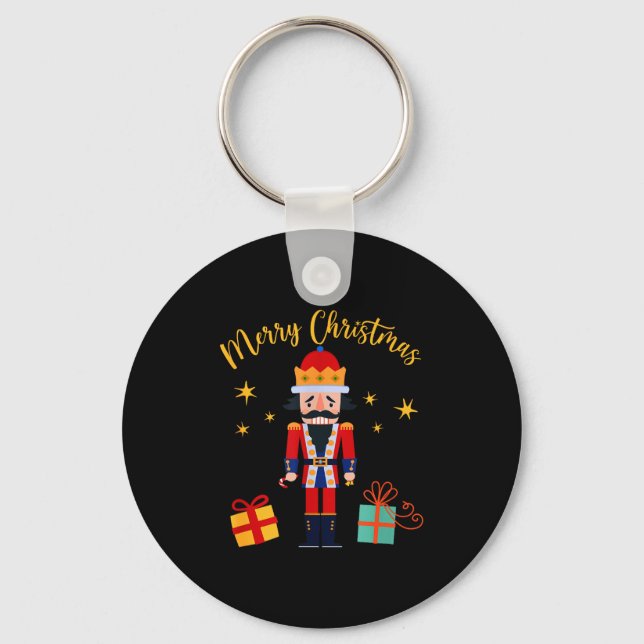 Merry Christmas - Nutcracker  Keychain (Front)