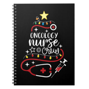 Merry Christmas Oncologist Nursing Gift Oncology N Notebook