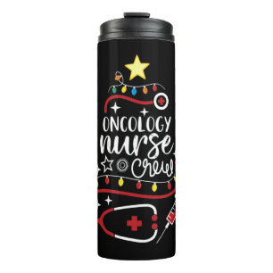 Merry Christmas Oncologist Nursing Gift Oncology N Thermal Tumbler