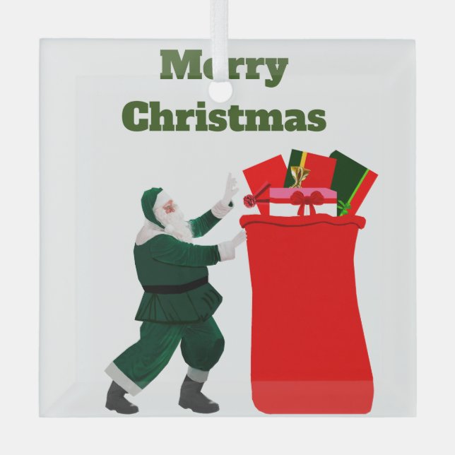 Merry Christmas Ornament (Front)