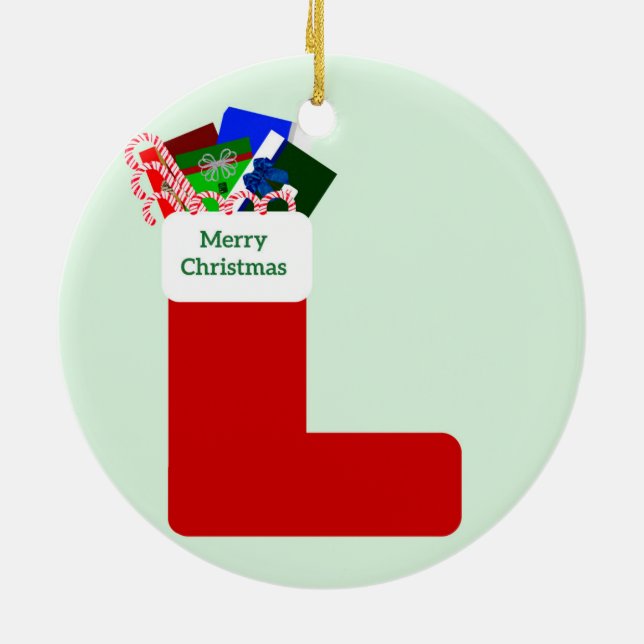 Merry Christmas Ornament (Back)