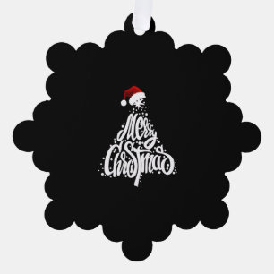 Merry Christmas Ornament Card