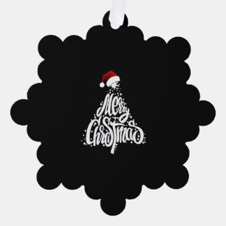 Merry Christmas Ornament Card