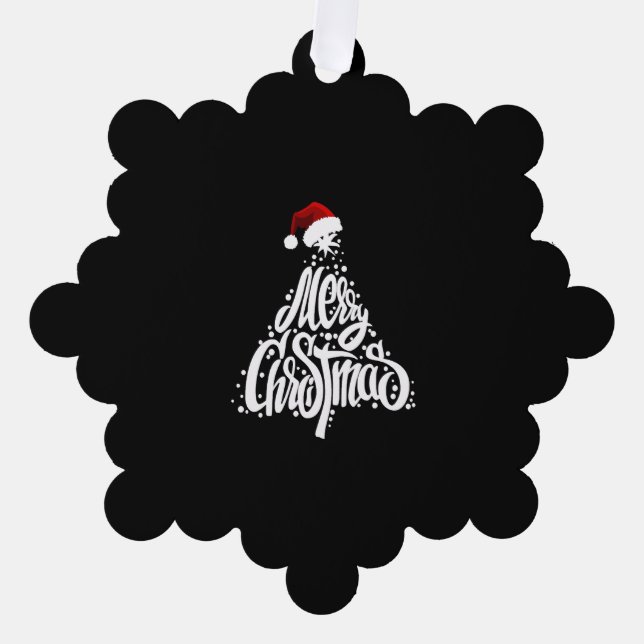 Merry Christmas                              Ornament Card (Front)