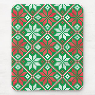 Merry Christmas Ornament Mouse Pad