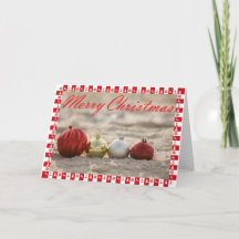 Merry Christmas - Ornaments Card