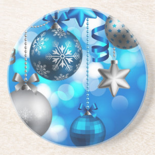 Merry Christmas Ornaments Coaster