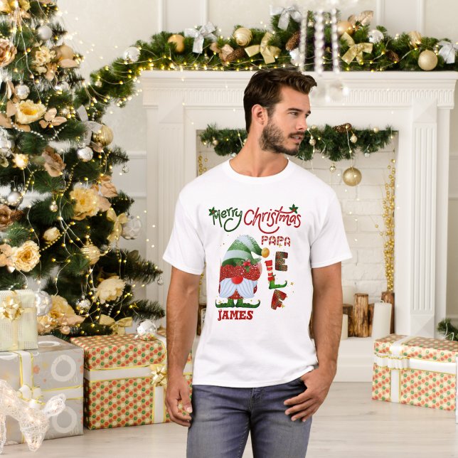 Merry Christmas Papa Elf T-Shirt de base pour homm (Créateur téléchargé)