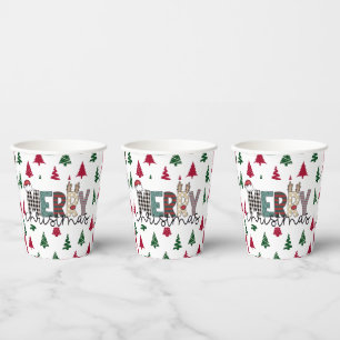 MERRY Christmas Paper Cup