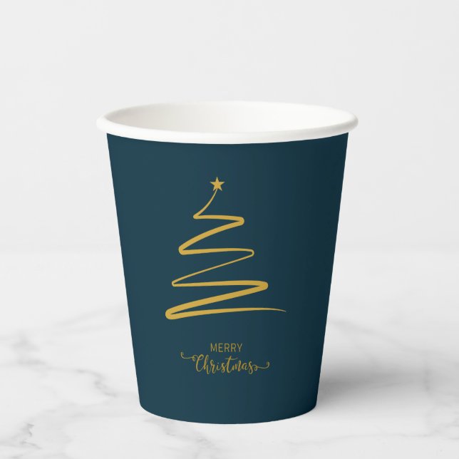 Merry Christmas Paper Cups (Front)
