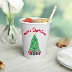Merry Christmas Paper Cups