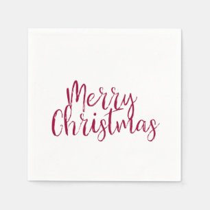 Merry Christmas Paper Napkin