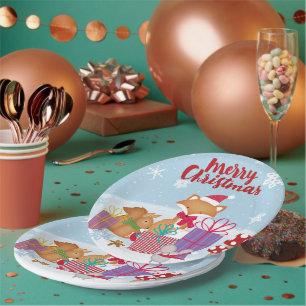 Merry Christmas Paper Plate