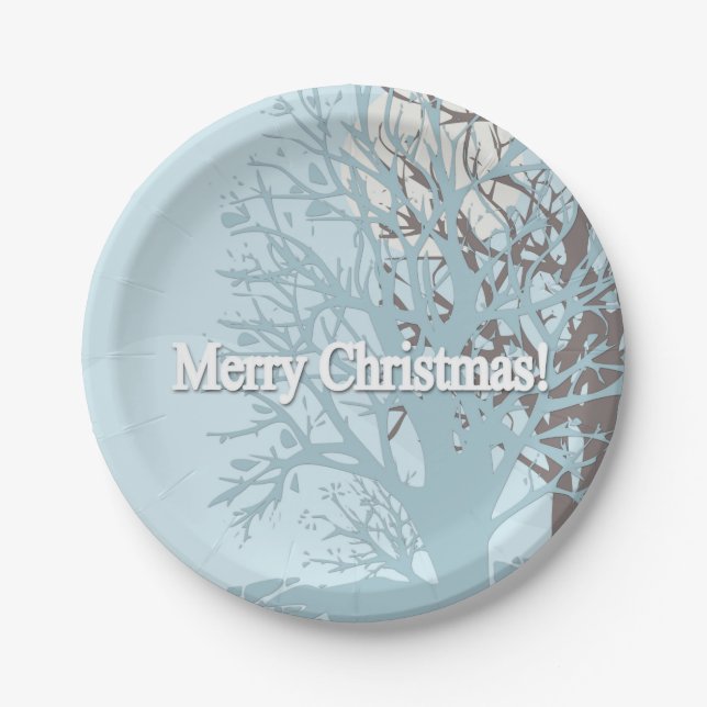 Merry Christmas! Paper Plate (Front)