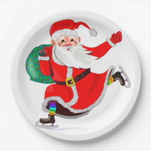 Merry Christmas Paper Plate