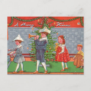 Merry Christmas Parade Postcard
