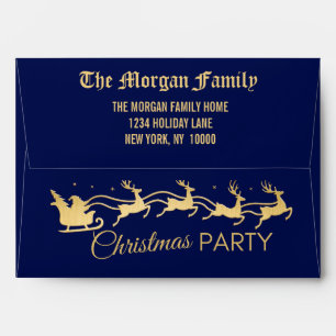 Merry Christmas Party, Merry And Bright Envelope