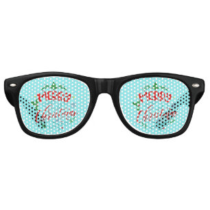 Merry Christmas Party Retro Sunglasses