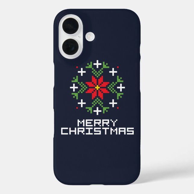 Merry Christmas pattern 6 Case-Mate iPhone Case (Back)