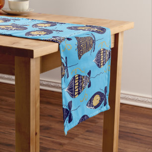 Merry Christmas Pattern Short Table Runner