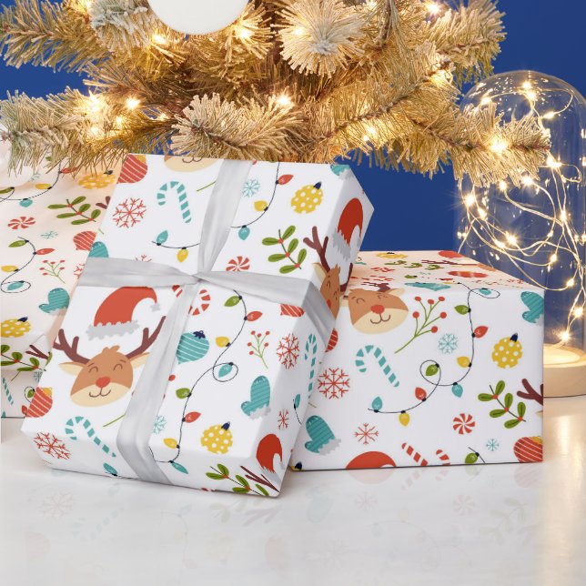 merry christmas pattern wrapping paper (Holidays)