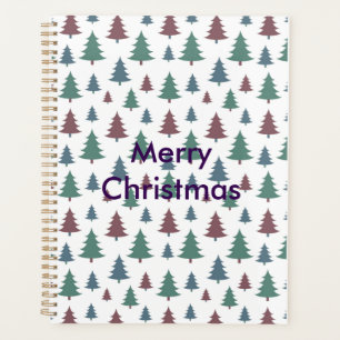 merry christmas patterne Planner Holiday Organizer