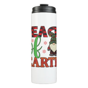 Merry Christmas Peace Of Earth Thermal Tumbler