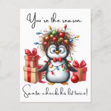 Merry Christmas Penguin Funny Quotes For Friends 