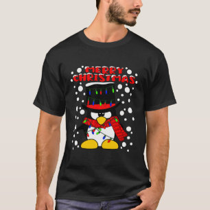 Merry Christmas Penguin Krimbles Cute Ugly Christm T-Shirt