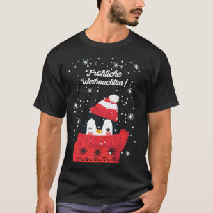 Merry Christmas Penguin Snow Snow Animal Winter T-Shirt
