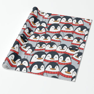 Merry Christmas Penguins! Gift Wrapper Wrapping Paper