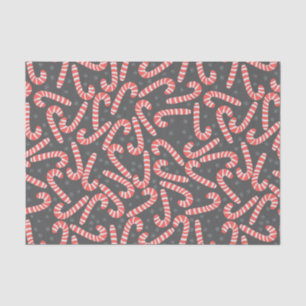 Merry Christmas Peppermint Candy Canes Snowflakes Tissue Paper