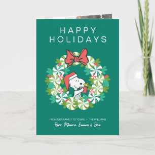 Merry Christmas Peppermint Holiday Wreath