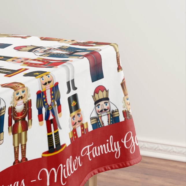  Merry Christmas Personalize Family Name or Text T Tablecloth (In Situ)