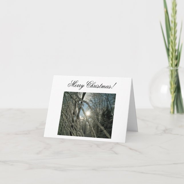 Merry Christmas!-Personalize Greeting Card (Front)