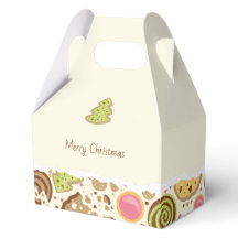Merry Christmas Personalized cookie box