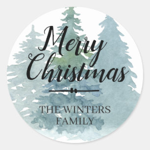 Merry Christmas Personalized Envelope Seal