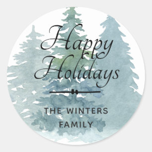 Merry Christmas Personalized Envelope Seal