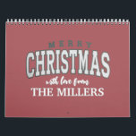 Merry Christmas Personalized Family Party 2025  Calendar<br><div class="desc">Merry Christmas Personalized Family Party 2025</div>