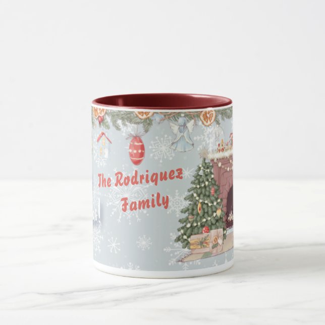 Merry Christmas Personalized Mug (Center)