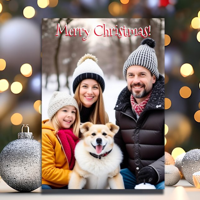 Merry Christmas | Personalized Photo Holiday (Creator Uploaded)