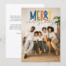 Merry Christmas Personalized Photo