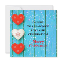 "Merry Christmas" Personalized Postcard