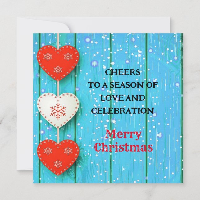 "Merry Christmas" Personalized Postcard (Front)