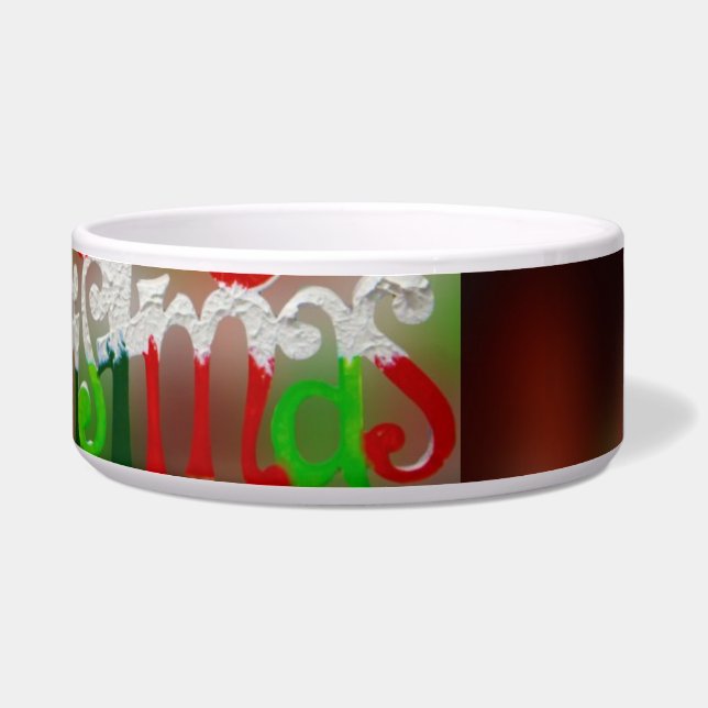 Merry Christmas Pet Bowl (Right)