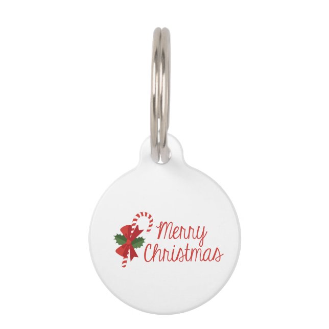 Merry Christmas Pet Tag (Front)