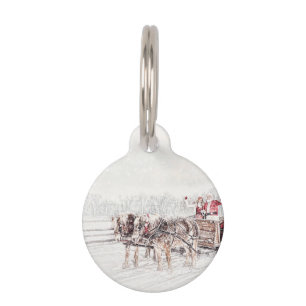 Merry Christmas Pet Tag