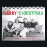 Merry Christmas Photo Calendar For 2026<br><div class="desc">Celebrate the year ahead with this Merry Christmas Photo Calendar for 2026. Add your favorite snapshots to create a festive,  personal keepsake that brightens every month. Perfect for gifting,  decorating your home or sharing holiday joy with family and friends.
Photography © Storytree Studios,  Stanford,  CA</div>